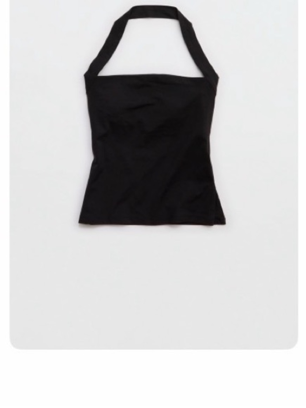 Classic Black Halter athletic Camisole